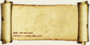 Žaklina Hajdeman vizit kartica